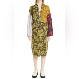 YanYan Laza Yinyang Long Sleeve Merino Wool Dress NWT